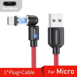 Lovebay Magnetic Cable Type C Cable 2.4A USB 540 Rotate Micro Fast Charger 0.5M /1M/2M Charging Cable For Samsung Xiaomi