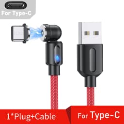 Lovebay Magnetic Cable Type C Cable 2.4A USB 540 Rotate Micro Fast Charger 0.5M /1M/2M Charging Cable For Samsung Xiaomi