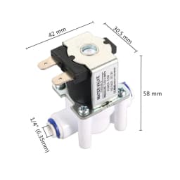 Normally closed Electric Solenoid Valve Magnetic DC 12V Water Inlet Flow Switch 1/4 " 12V 24V Magnetic Controller Dispenser