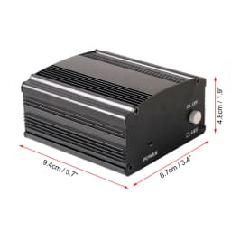 Woopker 48V Phantom Power Supply with XLR Cable for Condenser Microphone BM 800 858 Audio Recording Karaoke Sound Equipment