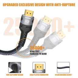 FDBRO 8K HDMI 2.1 Cable 4K@120Hz 8K@60Hz HDMI2.1 48Gbps Adapter for RTX 3080 EARC HDR10+ Video Cable PC Laptop TV Box PS5