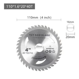 4-9inch Alloy Woodworking Double Side Saw Blade Circular Cutting Disc Rotating Drilling Tool For Wood Plastic Aluminum And Steel