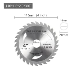 4-9inch Alloy Woodworking Double Side Saw Blade Circular Cutting Disc Rotating Drilling Tool For Wood Plastic Aluminum And Steel