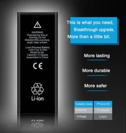 New 0 Cycle Battery For IPhone 7 8 SE 2 4 4S 5 5S 5C 6 6S Plus X XR XS 11 Pro Max High Capacity Bateria Sticker Free Tools