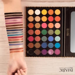 IMAGIC Eyeshadow Palette Matte Make Up Palette Highlight Blus Shimmer Pearlescent Waterproof Eye shadow Powder And Body Paint