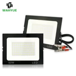 20W 30W 50W 100W DC12V Led Flood Light Outdoor Floodlight Spotlight IP66 Waterproof Light Reflector Portable 12 Volt Led Lights