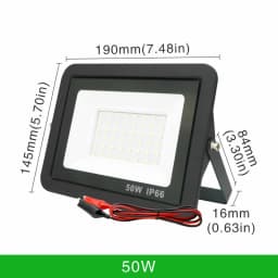 20W 30W 50W 100W DC12V Led Flood Light Outdoor Floodlight Spotlight IP66 Waterproof Light Reflector Portable 12 Volt Led Lights