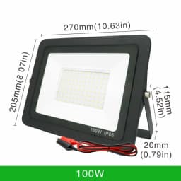 20W 30W 50W 100W DC12V Led Flood Light Outdoor Floodlight Spotlight IP66 Waterproof Light Reflector Portable 12 Volt Led Lights