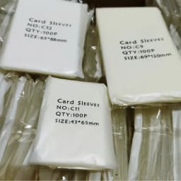 100pcs Various Sizes Transparent Card Sleeves Magic Board Game Tarot Poker Cards Protector Board Game Card Sleeves