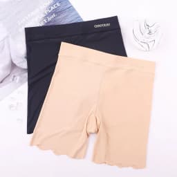 M~4XL Women's safety pants Thin breathable non-curling boxer shorts High Waist Short Pants plus size four-corner legging shorts