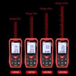 UNI-T Laser Rangefinder LM50A LM70A LM100A LM120A Laser Distance Meter Digital Range Finder Tape Measure
