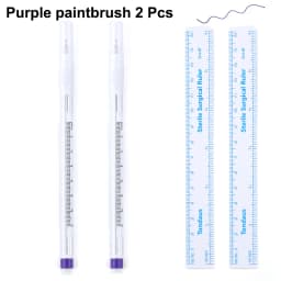 Sterile Skin Marker Pen Fixed Point Tattoo Skin Positioning Measuring Marker Eyebrow Skin Marker Eyelash Extension Grafting Tool