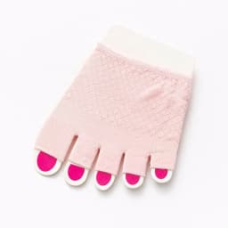 Cotton Half Palm Five Fingers Socks Ladies Invisible Summer Thin High Heel Front Foot Open Toe Socks Women Non Slip Shoes Liners