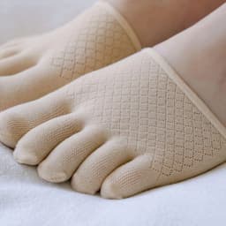Cotton Half Palm Five Fingers Socks Ladies Invisible Summer Thin High Heel Front Foot Open Toe Socks Women Non Slip Shoes Liners