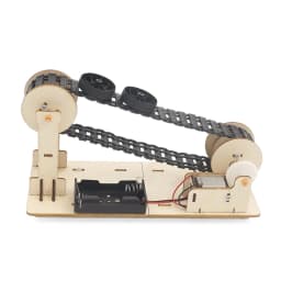 3D Wooden Electric Conveyor Belt Transporter Puzzle Model DIY Materials Handmade Mechanical STEAM Toys for Children Adult Kit