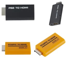 For PS2/PS1 to HDMI-compatible Adapter Converter Up to1080p Output For Monitor Projector Convert Audio/video Game Plug and Play