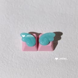 Personalized Keycaps Wings Cute Translucent Keycaps for Mechanical Keyboard R4 Keys PBT Color Keycaps Key Caps Anime