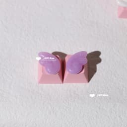 Personalized Keycaps Wings Cute Translucent Keycaps for Mechanical Keyboard R4 Keys PBT Color Keycaps Key Caps Anime