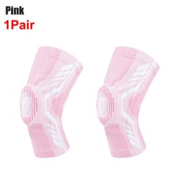 2Pcs=1Pair Compression Knee Support Brace with Patella Gel Pads and Side Stabilizers - for Arthritis Pain,Running,Sports