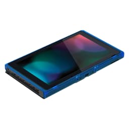 eXtremeRate DIY Housing Shell Replacement Faceplate Front Frame W/Volume Power Buttons for NS Switch Console - Clear Series