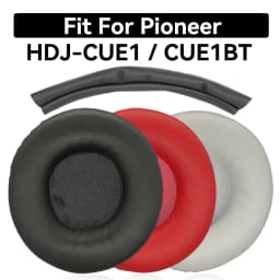 Earpads For Pioneer HDJ-CUE1 HDJ-CUE1BT CUE1 CUE1BT Headphone Replacement Headset Ear Pad PU Leather Sponge Foam