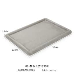 Jewelry Tray Show Stand Shop Organizer For Necklace Bracelet Long Chain Velvet Solid Color Jewelry Display Tray