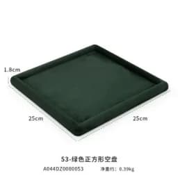 Jewelry Tray Show Stand Shop Organizer For Necklace Bracelet Long Chain Velvet Solid Color Jewelry Display Tray
