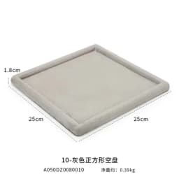 Jewelry Tray Show Stand Shop Organizer For Necklace Bracelet Long Chain Velvet Solid Color Jewelry Display Tray