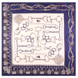 Luxury Brand Twill Silk Large Scarf Women Handmade curling horse rider animal female twill square shawl FashionBelt SquareScarve