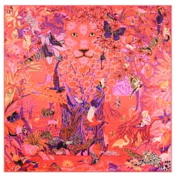 Luxury Brand Twill Silk Large Scarf Women Handmade curling horse rider animal female twill square shawl FashionBelt SquareScarve