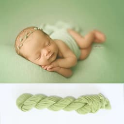 Newborn Photography Props Long Stretch Wrap Baby Natural Colours Swaddling Posing Jersey Knit Swaddle for Photo Props Layering