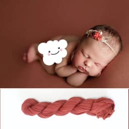 Newborn Photography Props Long Stretch Wrap Baby Natural Colours Swaddling Posing Jersey Knit Swaddle for Photo Props Layering