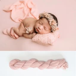 Newborn Photography Props Long Stretch Wrap Baby Natural Colours Swaddling Posing Jersey Knit Swaddle for Photo Props Layering