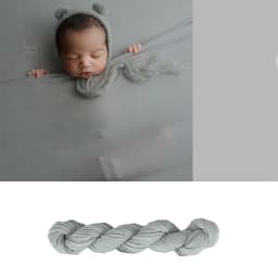 Newborn Photography Props Long Stretch Wrap Baby Natural Colours Swaddling Posing Jersey Knit Swaddle for Photo Props Layering