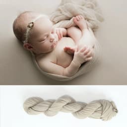 Newborn Photography Props Long Stretch Wrap Baby Natural Colours Swaddling Posing Jersey Knit Swaddle for Photo Props Layering
