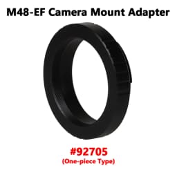 EYSDON M48 To EF T-Ring Adapter for Astronomic Telescopes Connect Canon DSLR Camera EF Mount for Photography