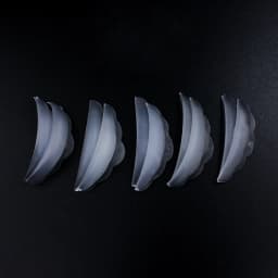 5 Pairs 5 Different Size Clear Silicone Pads for Professional Eyelash Perming Eyelashes Perm Curler Rods Lashes Lift Patches