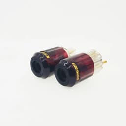 HiFi Oyaide C-079 P-079E Schuko Europe EU Power Plug 24k Gold Plated IEC Audio Connector Female-Male Audio Transparent