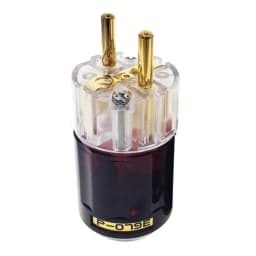 HiFi Oyaide C-079 P-079E Schuko Europe EU Power Plug 24k Gold Plated IEC Audio Connector Female-Male Audio Transparent