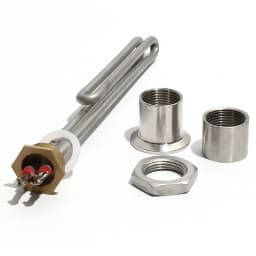 Lujinxun Stainless Steel Electrical Heating Element Booster Tube For Water Boiler ,1"/DN25/32mm, AC110V/220V/380V,1/2/3/4/6KW