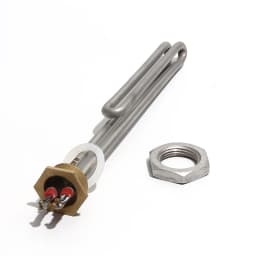 Lujinxun Stainless Steel Electrical Heating Element Booster Tube For Water Boiler ,1"/DN25/32mm, AC110V/220V/380V,1/2/3/4/6KW
