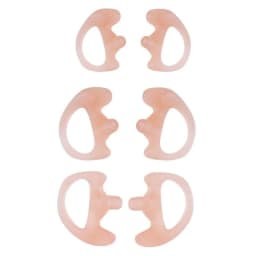 New 2Pcs Ear Molds Soft 2-Way Radio Earmold Replacing Earpiece Insert for Acoustic Coil Tube audio kits Headphone Accessories