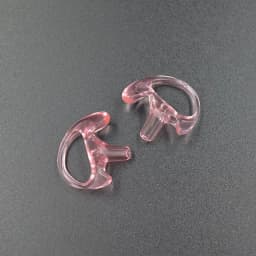 New 2Pcs Ear Molds Soft 2-Way Radio Earmold Replacing Earpiece Insert for Acoustic Coil Tube audio kits Headphone Accessories