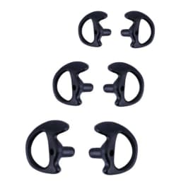 New 2Pcs Ear Molds Soft 2-Way Radio Earmold Replacing Earpiece Insert for Acoustic Coil Tube audio kits Headphone Accessories