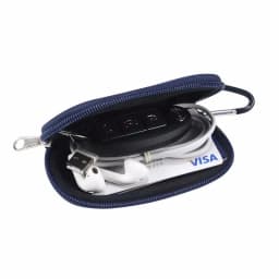 Neoprene Shockproof Mini Storage Bag Belt Clip Bluetooth Earphone Case For Airpods Pro 2 3 4 i12 TWS Cover Charger Car Key Pouch