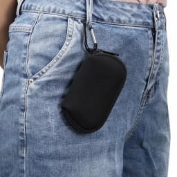 Neoprene Shockproof Mini Storage Bag Belt Clip Bluetooth Earphone Case For Airpods Pro 2 3 4 i12 TWS Cover Charger Car Key Pouch