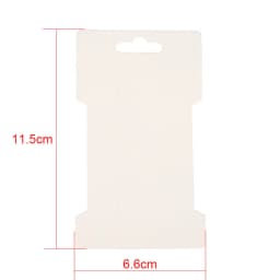 50pcs/lot Earring Cards Holder Paper Hairpin Necklace Display Cards Cardboard Hang Tag For Diy Jewelry Packaging Making Findings