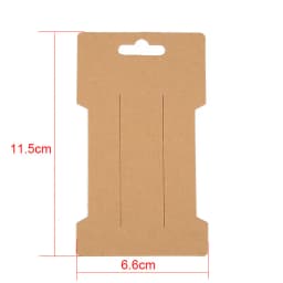 50pcs/lot Earring Cards Holder Paper Hairpin Necklace Display Cards Cardboard Hang Tag For Diy Jewelry Packaging Making Findings