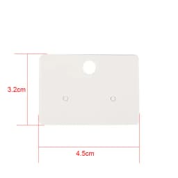50pcs/lot Earring Cards Holder Paper Hairpin Necklace Display Cards Cardboard Hang Tag For Diy Jewelry Packaging Making Findings