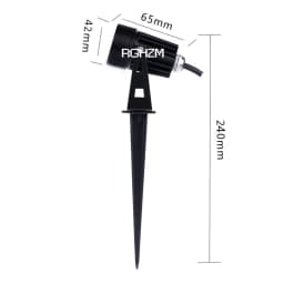 4/10pcs 1W 3W LED Garden Lanterns Waterproof Spike Lawn Lamp Outdoor Lighting Led Light Garden Path Spotlights AC110 220V DC12V